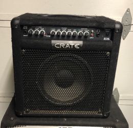 Crate BT25 Bass Amplifier 2 Channel Combo Amp 4Band EQ 25Watts 10"Speaker+Inputs
