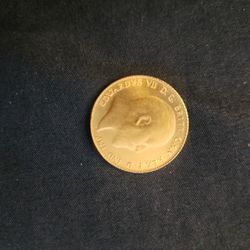 Gold 1903 Sovereign Edwards VII Coin