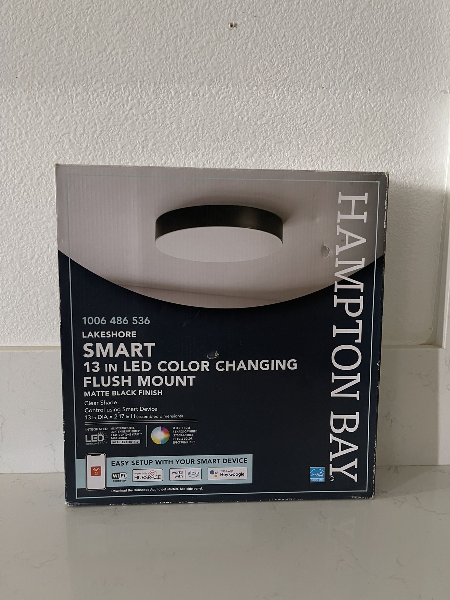 Hampton Bay 13 In LED Color Changing Flush Mount