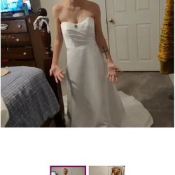 White David Bridal Wedding Dress 