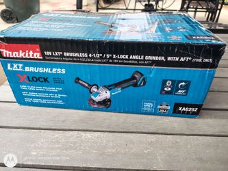 NEW Makita 18Volt LXT Brushless Angle Grinder, 4-1/2" or 5" X-Lock w/AFT (TOOL ONLY)