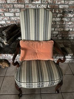 Vintage Peach Colored Pillow 