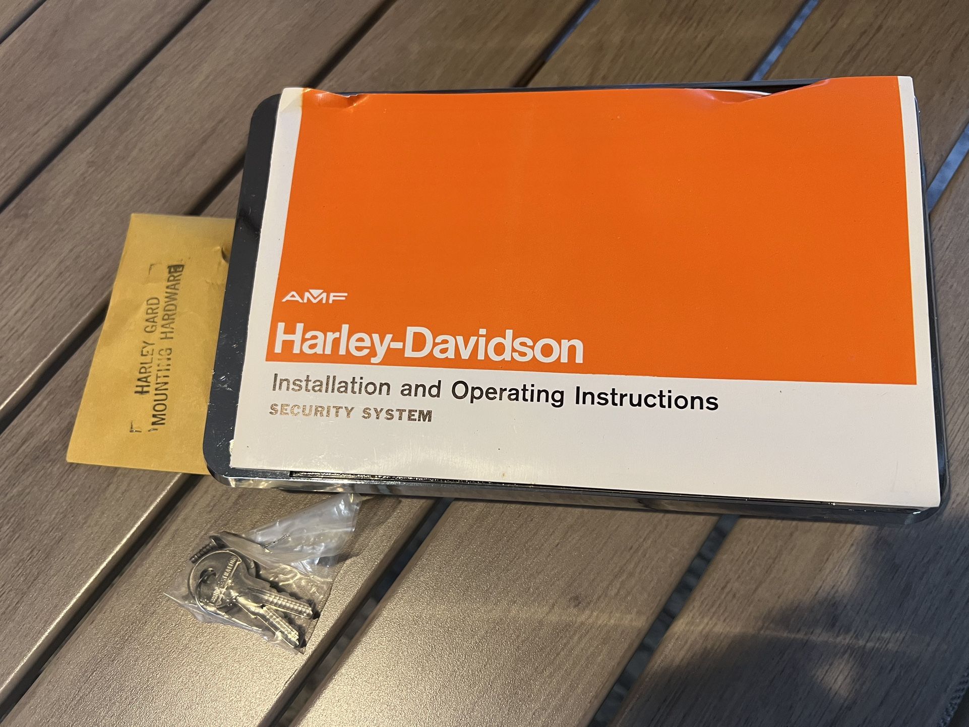 Harley Davidson vintage Alarm