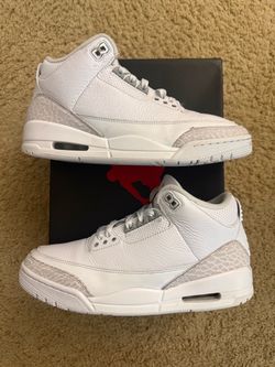 Size 8 (Used condition, damaged box) - 2025 Air Jordan 3 retro pure money