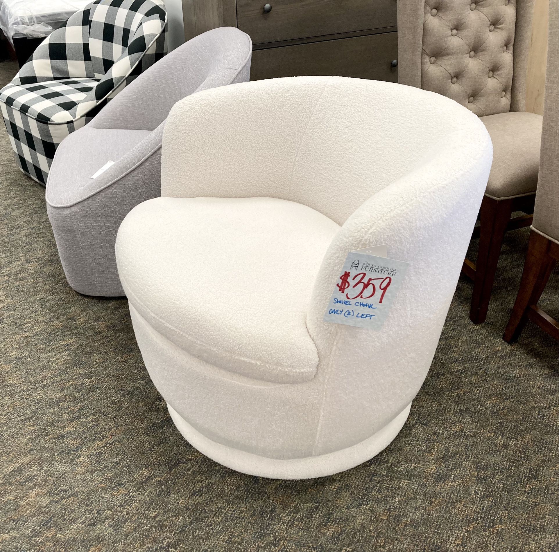 New Swivel Chair — Only (2) Left!!