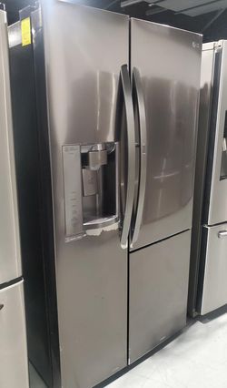 LG Side-by-Side Stainless Steel Refrigerator Fridge
