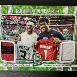 Spectra Kyler Murray Russell Wilson Respectra Dual Patches 15/30 #14 +One Touch
