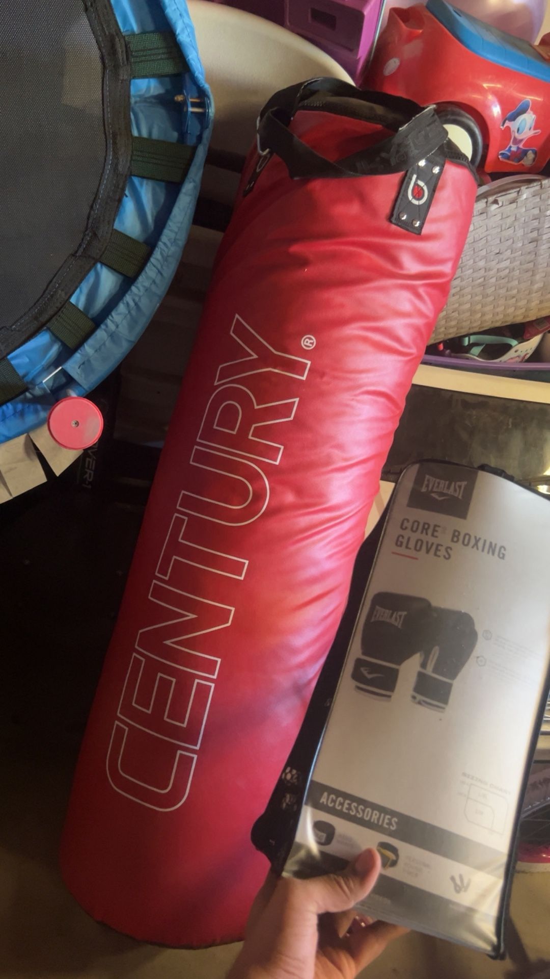 Century Punching Bag With L/XL Gloves