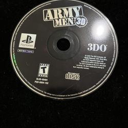 Army Men 3D Black Label (Sony PlayStation 1, 1999) Disc Only