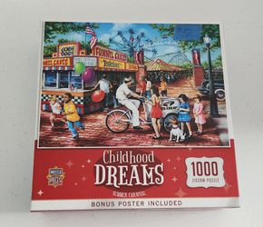 Childhood Dreams Summer Carnival 1000 Piece Jigsaw Puzzle