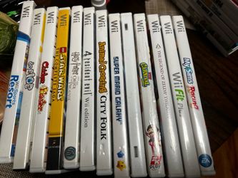 Wii games 30 as is
