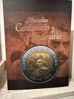 Complete Mexico Centenario y Bicentenario Coin Collection Book