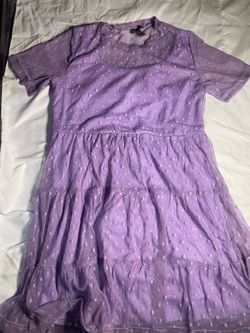 NWT Love X Design Lavender Lace Dress Size Large