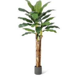 7ft Tall faux Banana Tree plant With Stand
