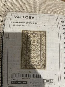 Valloby 6” 7” X 9” 10” IKEA Rug 200 X 300 Cm 35lbs for Sale in