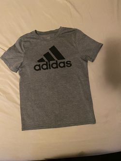 Adidas Boys' AEROREADY Performance Logo T-Shirt medium (10-12) grey heather