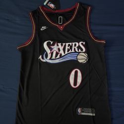 Tyrese Maxey Philadelphia 76ers Unisex Swingman Jersey Black, Size L