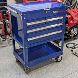 Snap-on Tool Cart With Full Set Of Hand Tools And Impact Tools