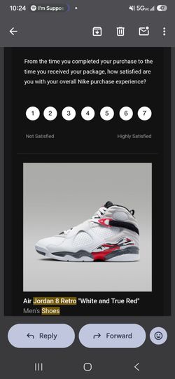 Jordan 8 Retro  Size 10 Men