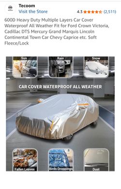 Car Cover,  Excellent Condition