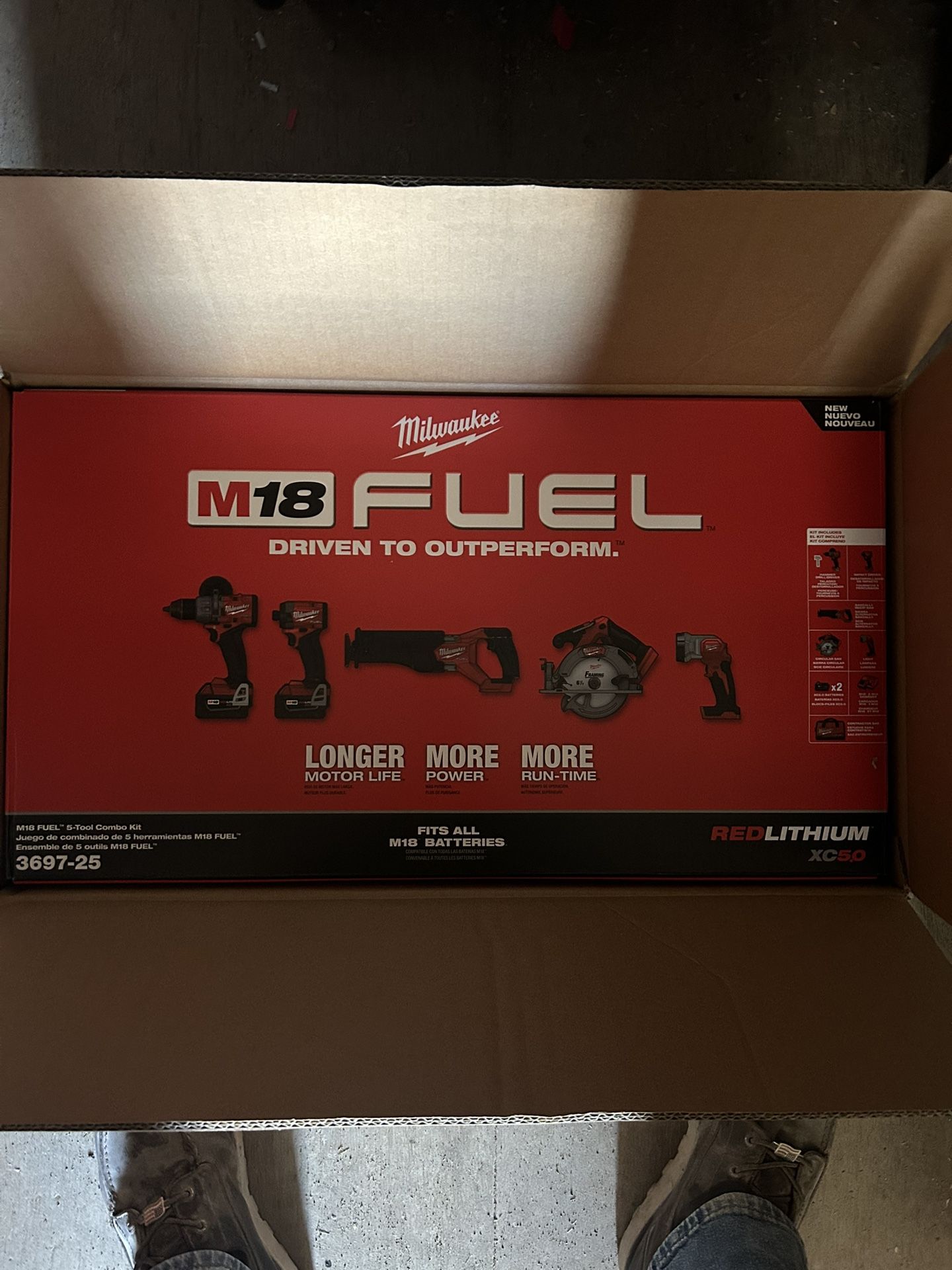 *BRAND NEW* Milwaukee Cordless 5 Tool Combo Kit