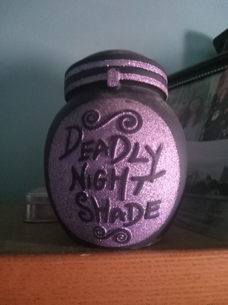 Nightmare Before Christmas Deadly Nightshade Jar