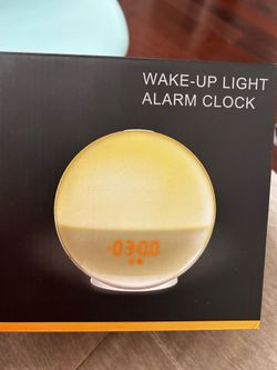 Wake up light alarm clock , New one seal pack