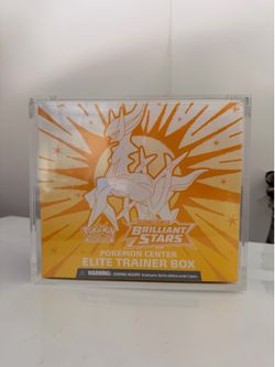 Brilliant Stars Pokemon Center ETB + Acrylic Case
