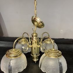 Brass Chandelier 