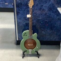 Heli Arc VT Bomber Green and Brown Guitar
