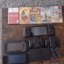 Nintendo Switch With games and accessories 