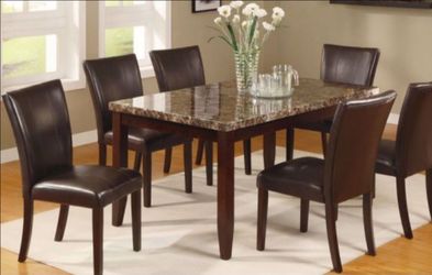 Dinning table  with marble top