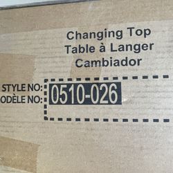 BABY CHANGING TOP TABLE