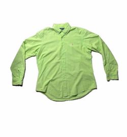 Polo Ralph Lauren long sleeve button down. Lime XI