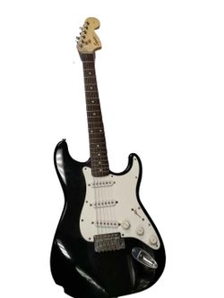 Squier Strat Black Electric Classic Guitar