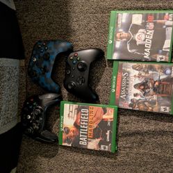 xbox games and controllers 
