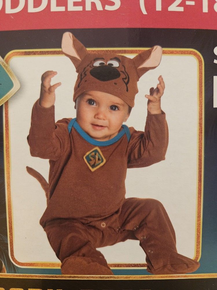 Custome Scooby Doo Toddler 12-18 Months