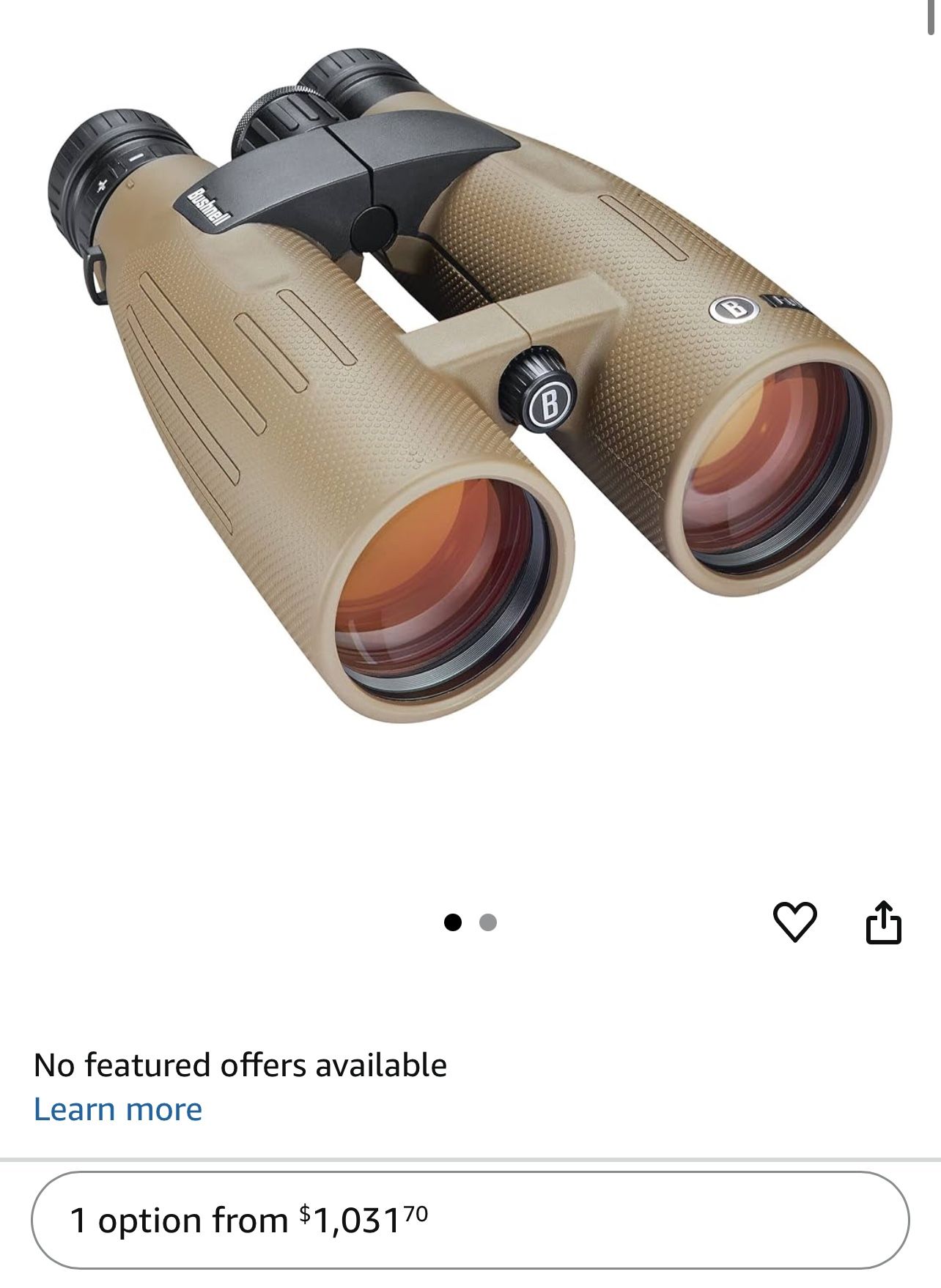 Bushnell Forge Binoculars 15x56mm