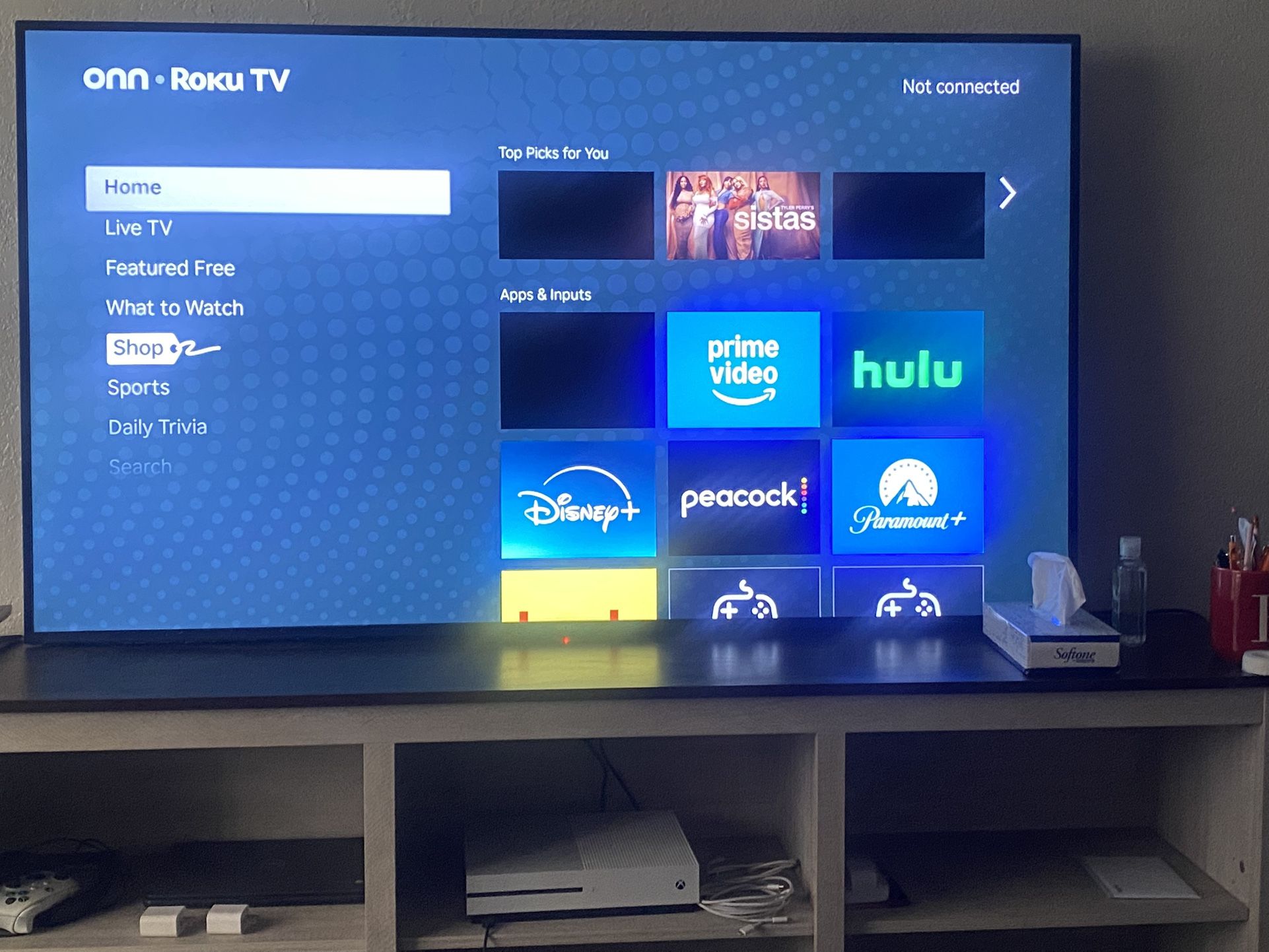 65 inch tv /remote pick up only.