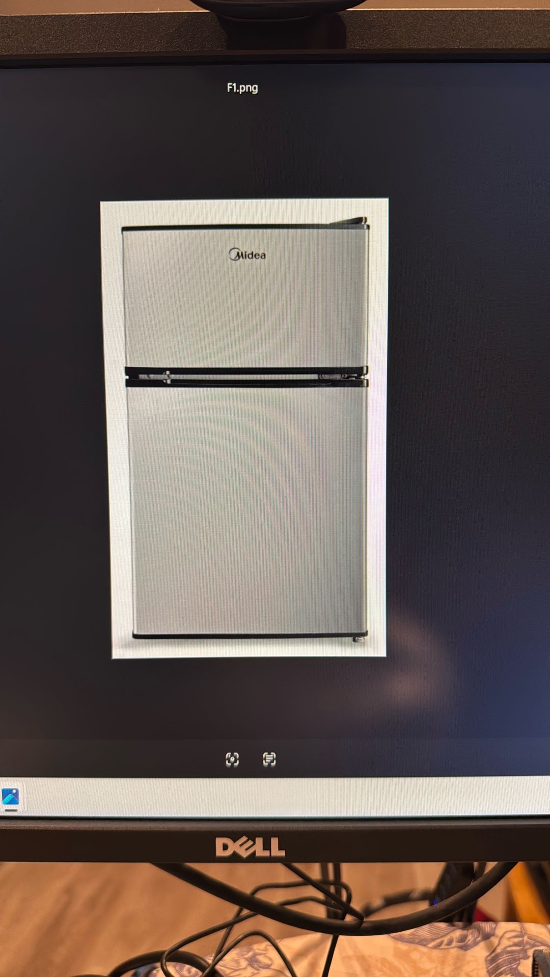 Refrigerator Midea 3.1 Cu Ft Double Door Compact