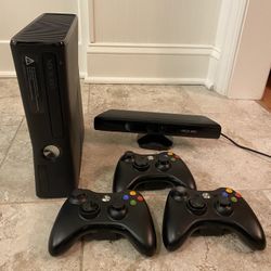 Xbox 360 console, Kinect sensor, Controllers & Games   