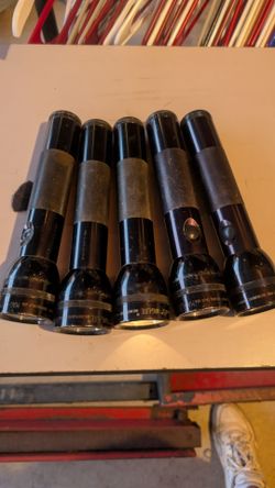 MAG-LITE Flashlights (5) D Cell all for $20
