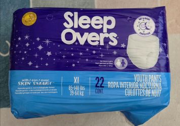 Sleep Overs Youth Pants XL 22 Count