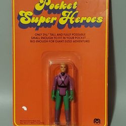 Vintage DC Comics Mego Pocket Super Heroes Lex Luthor Action Figure 