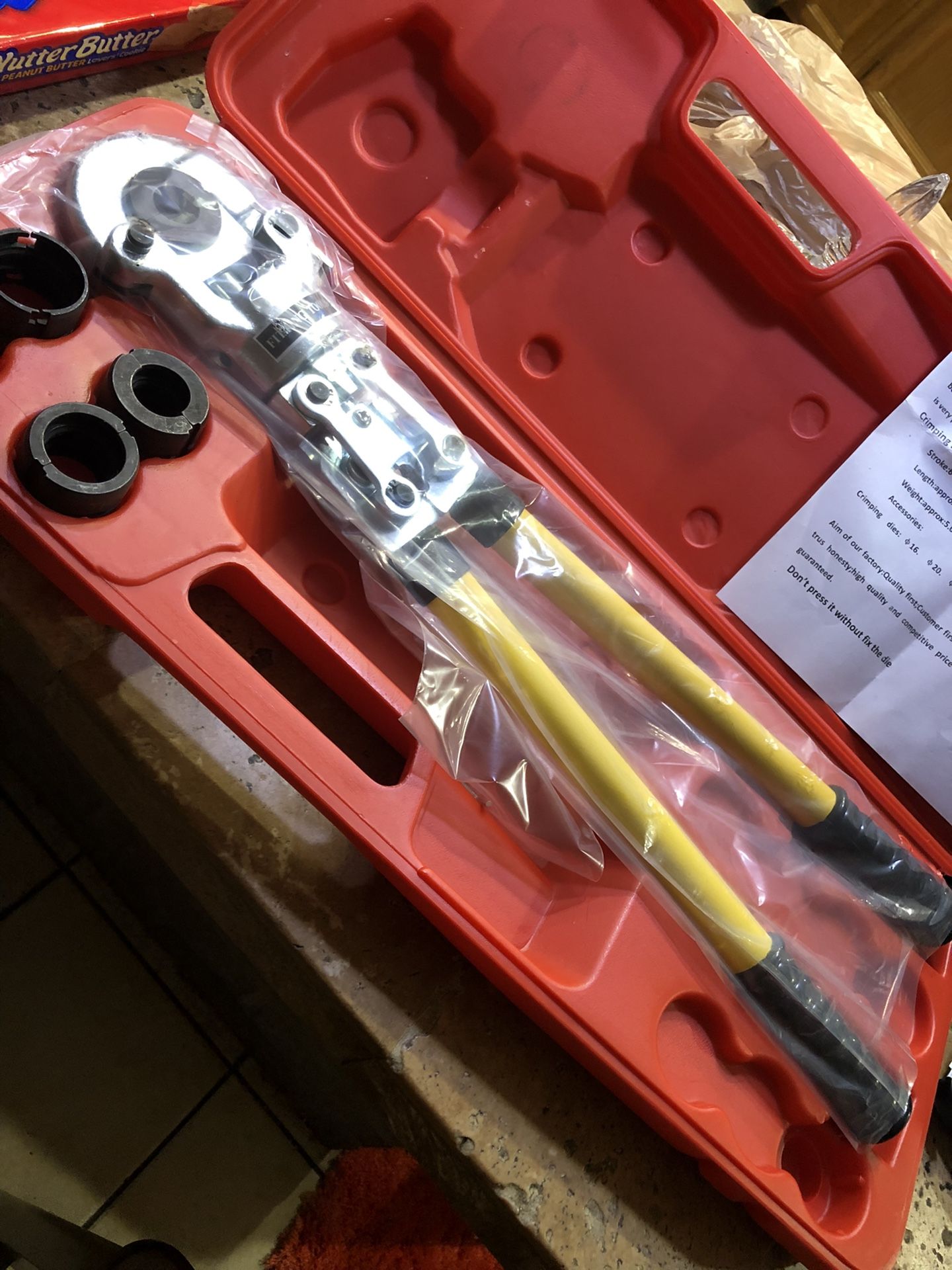 Crimping Tool For Plastic Pipes Mm New