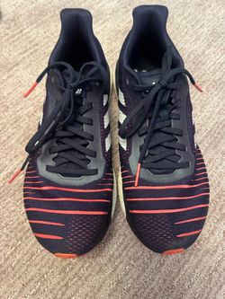 adidas Solar Drive Men's Low Top Lace-Up Sneakers Black/Orange D97451