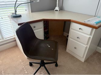 Desk with chair