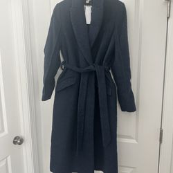 Double Breasted Fitted Peacoat