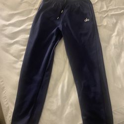 Navy Alo Pants Uncuffed