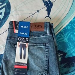 New Slim Straight Jeans By Chaps Ralph Lauren 